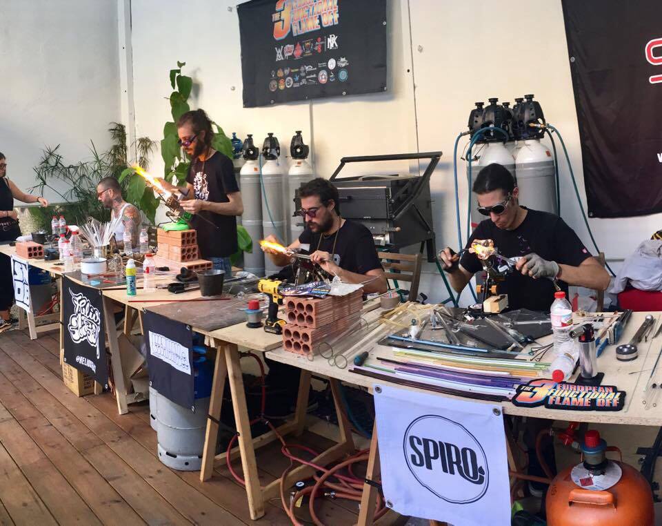 Glassblowing Competition at Dab-a-Doo 2016